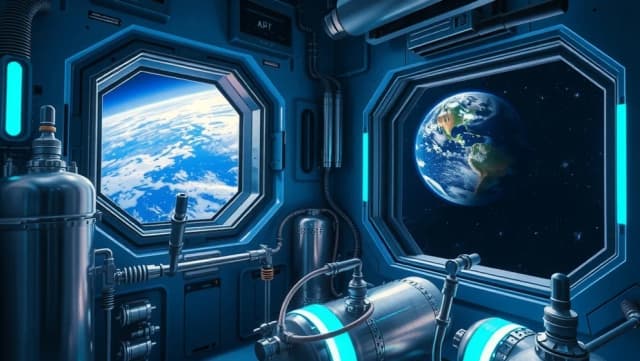 Hur får man syre i rymden