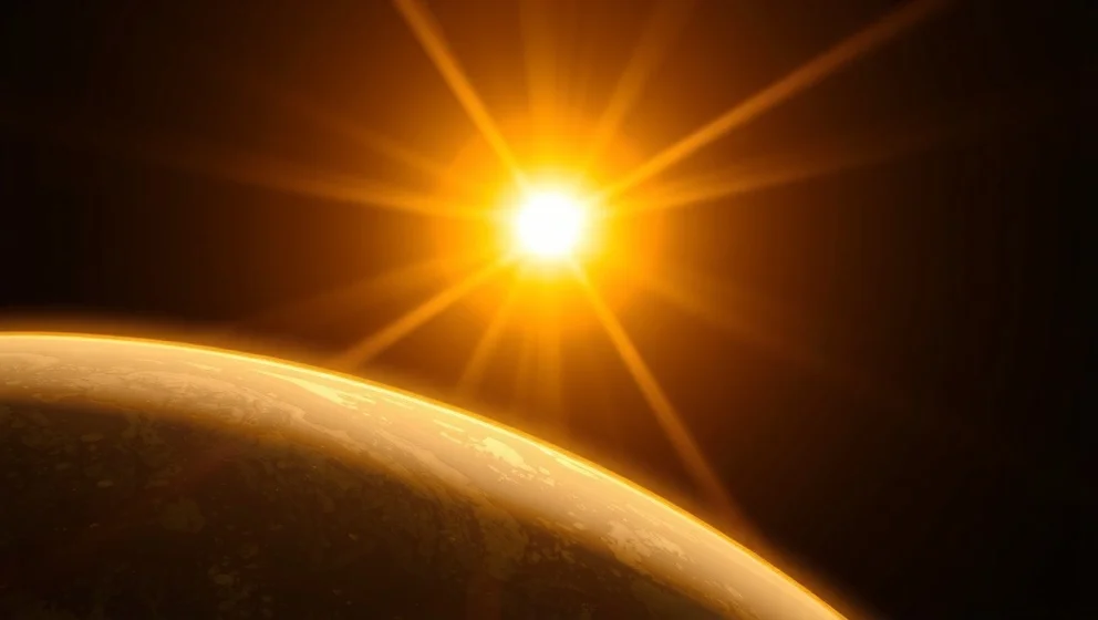 Solen i rymden väcker liv på jorden