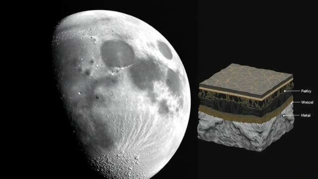 Vad är månen gjord av