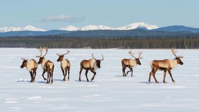 Var finns renar i Sverige på kartan
